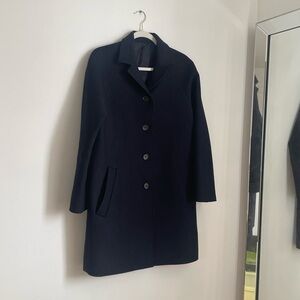 COS Navy 100% wool Coat